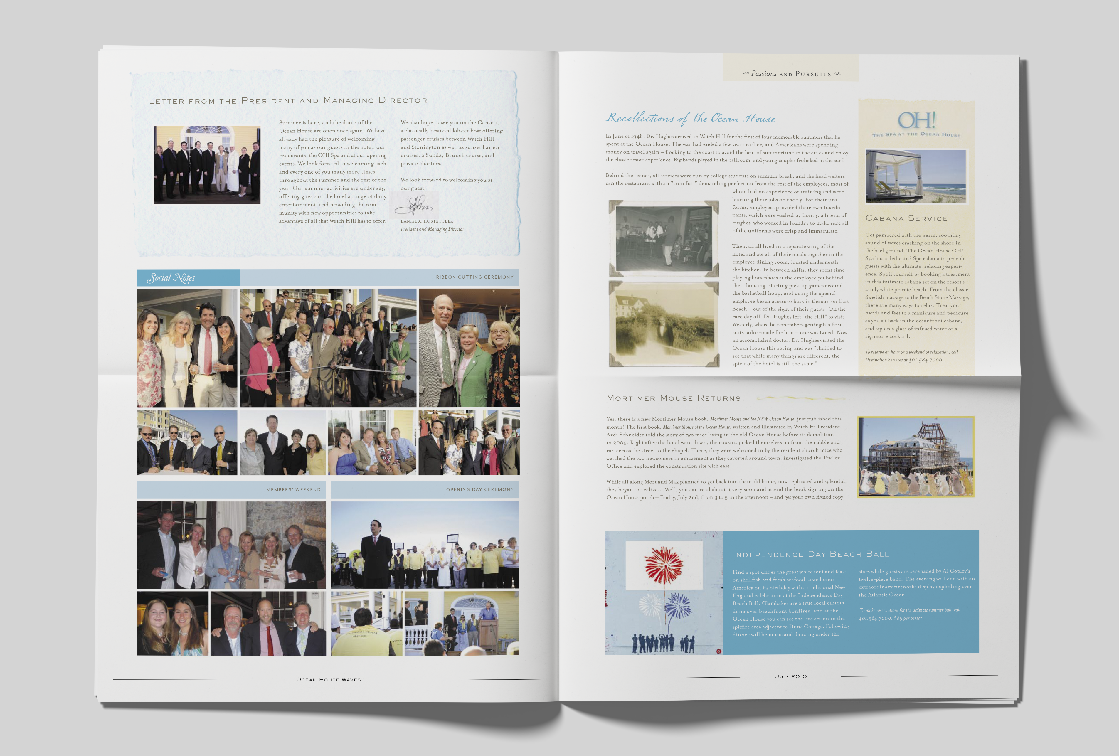 Ocean House July Newsletter