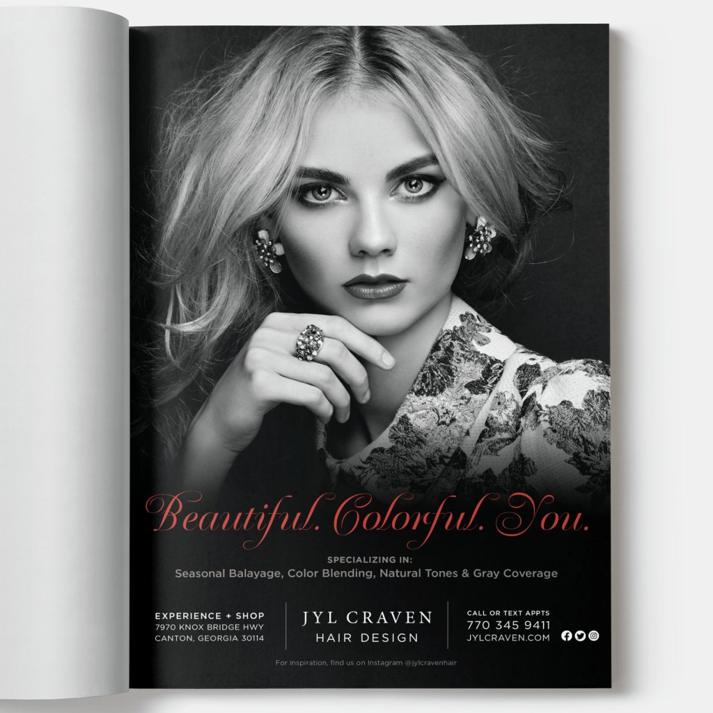 Jyl Craven Hair Design Ad Feature